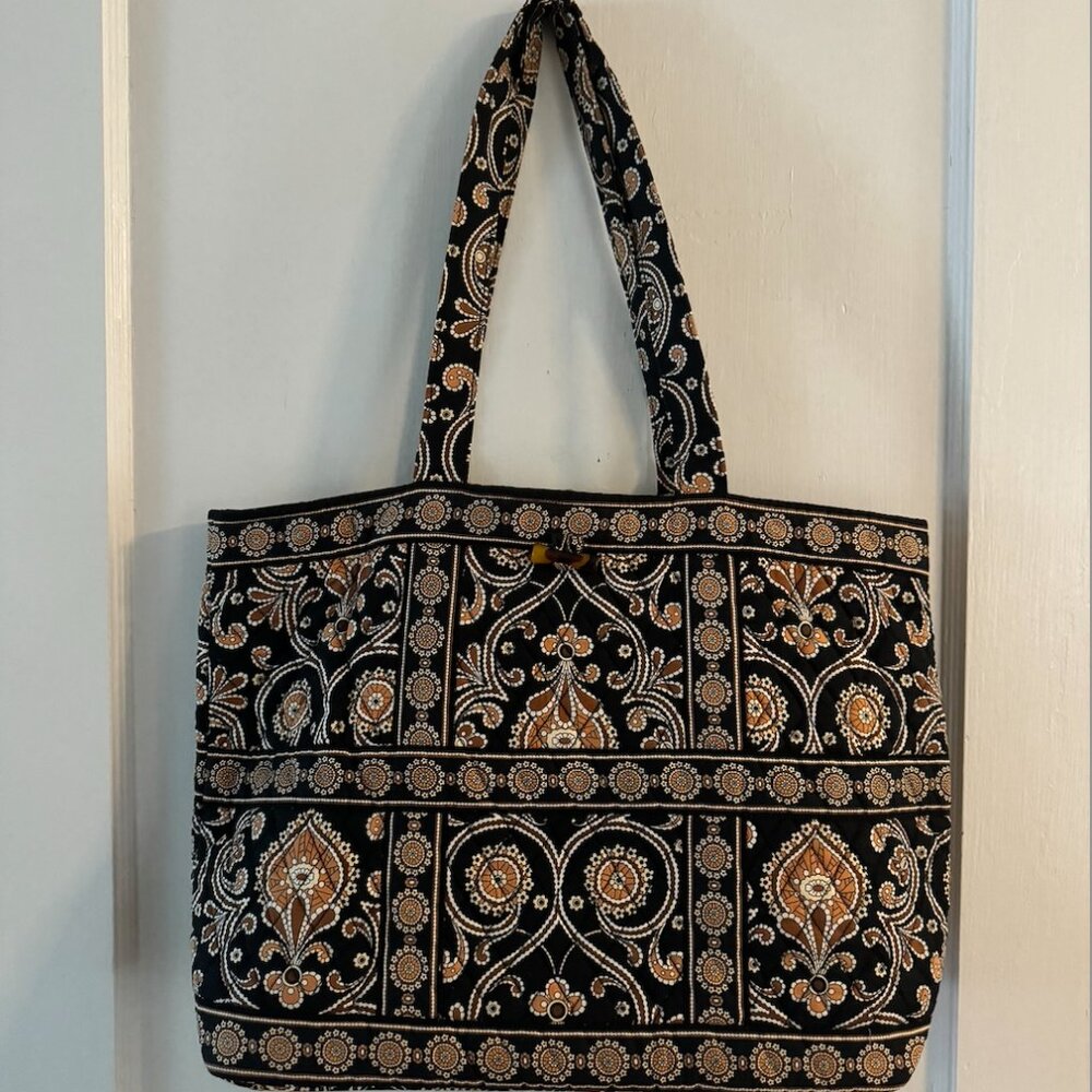 Vera Bradley Cafe Latte Tote Bag